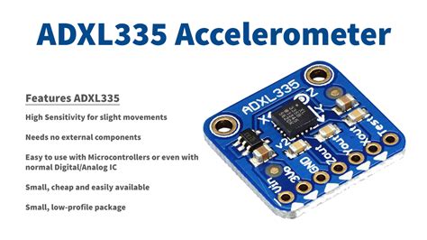 adxl335 accelerometer.